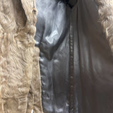 Vintage Multi-Tonal Light Brown Fox Fur Long Coat