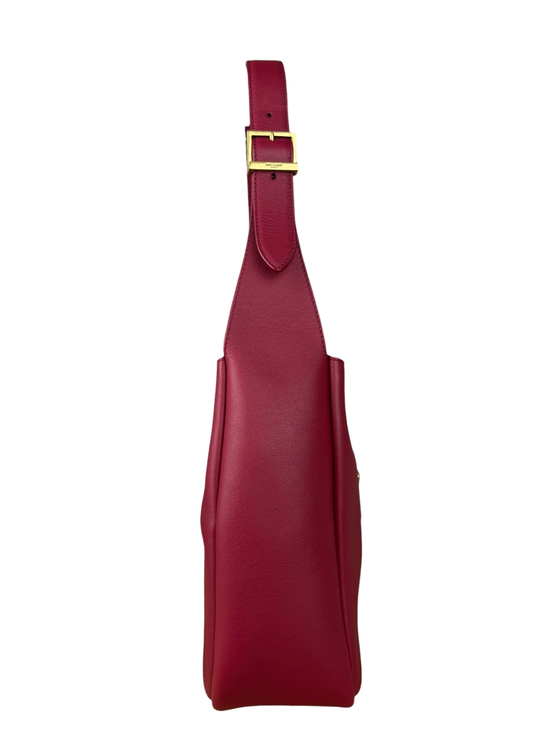 Saint Laurent Raspberry Pink Le 5 A 7 Hobo