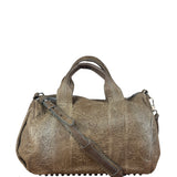 Alexander Wang Tan Beige Leather Rocco Satchel Two-Way Bag