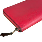 Hermes Pink Epsom Leather Silk'In Long Wallet