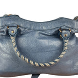 Balenciaga Light Blue Arena Leather Classic Le City