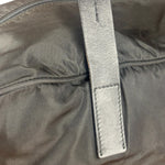 Prada Vintage Black Nylon Bowler Bag