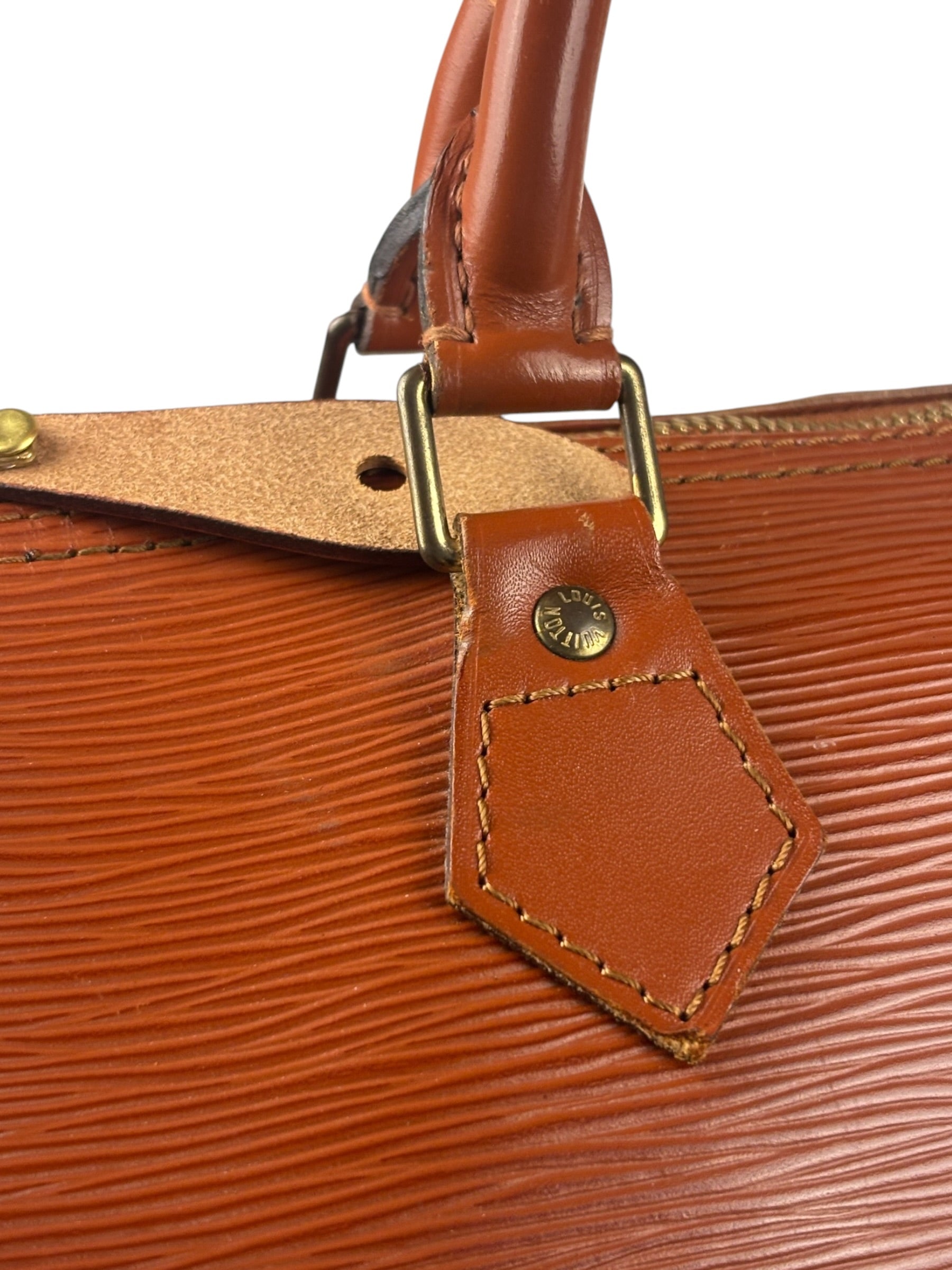 Louis Vuitton Brown Epi Speedy 30