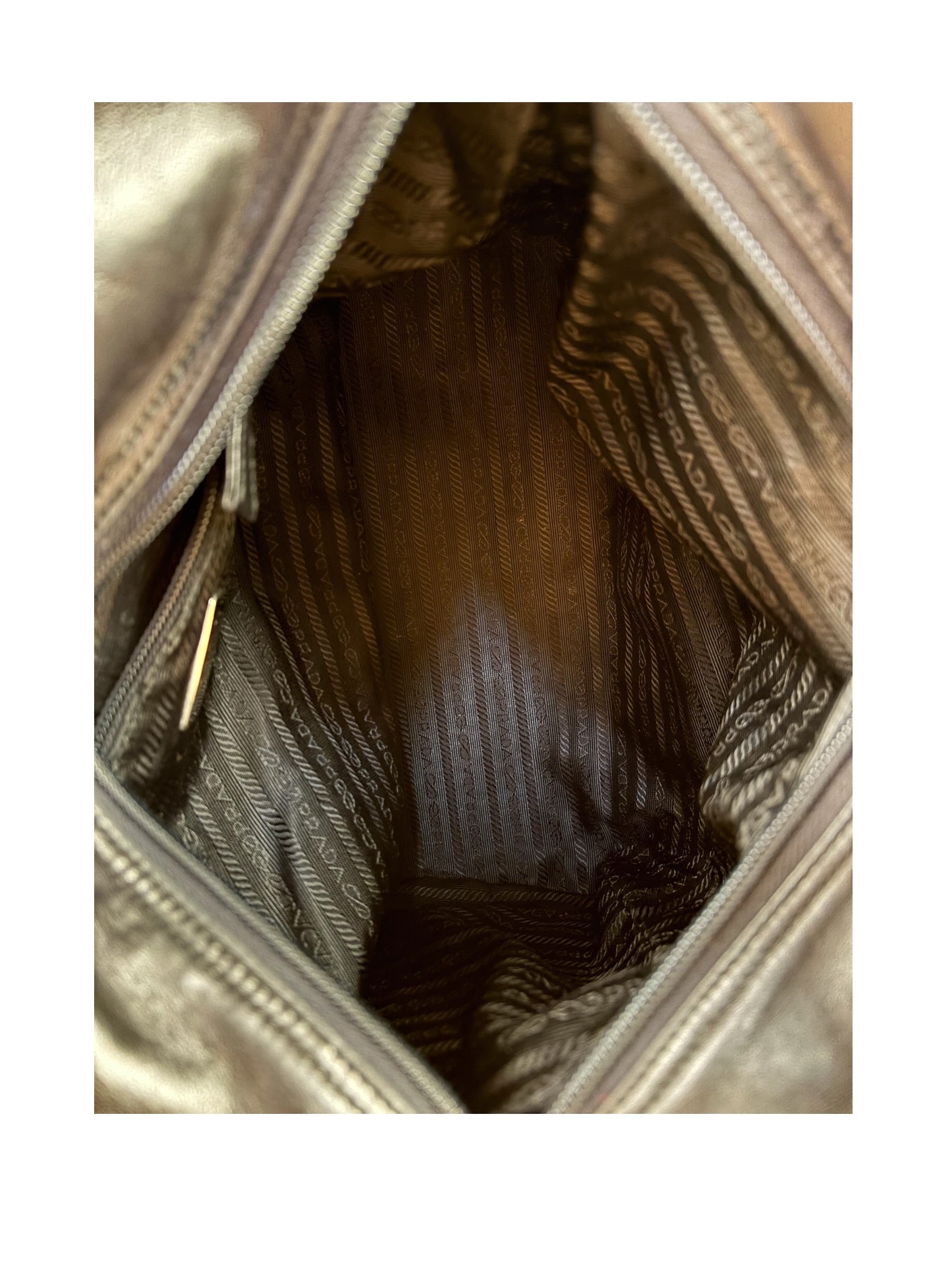 Prada Black Leather Tote Bag