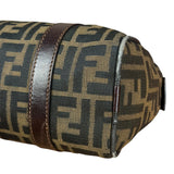Fendi Vintage FF Zucca Print Mini Boston Handbag