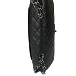 Chanel Black Caviar Quilted Flap Large Flap Bag 2006