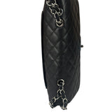 Chanel Black Caviar Quilted Flap Large Flap Bag 2006