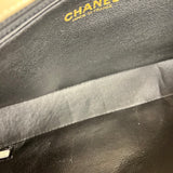 Chanel East West Beige Jersey Flap Bag 2002