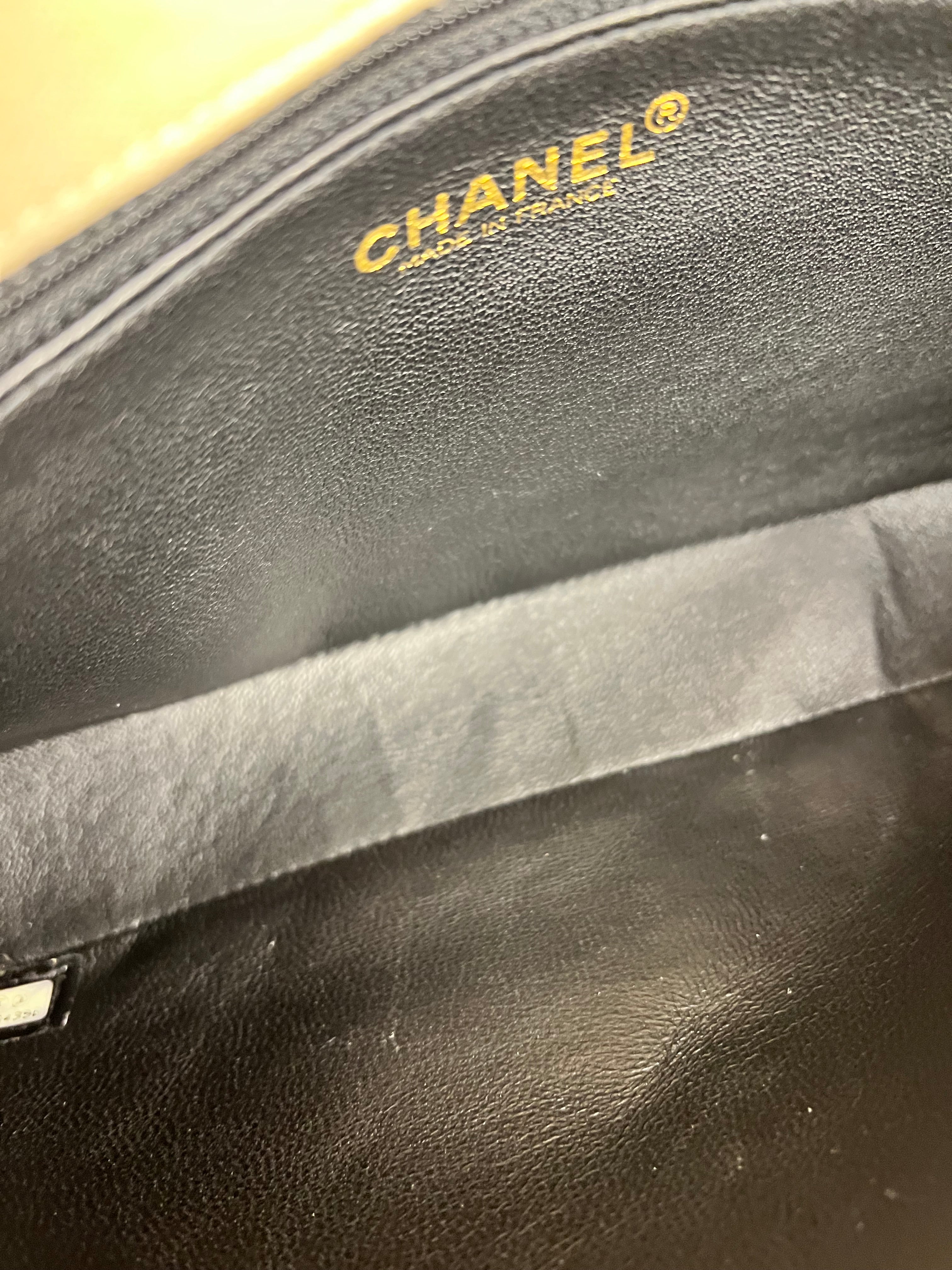 Chanel East West Beige Jersey Flap Bag 2002