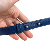 Chanel Blue Chevron Caviar Medium Boy Bag 2019