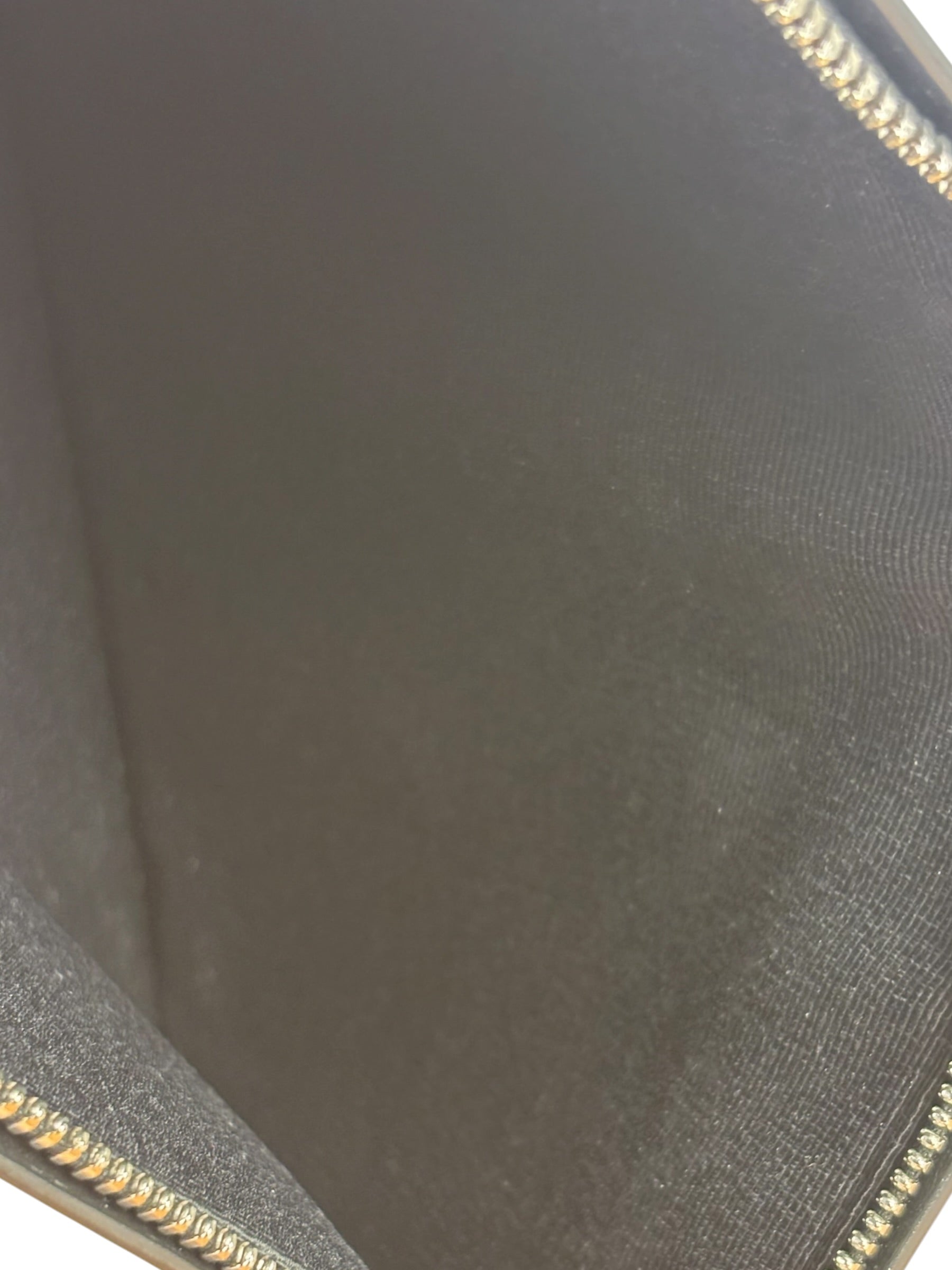 Salvatore Ferragamo Black Leather Clutch
