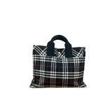 Burberry Blue Label Multicolor House Check Tote Bag