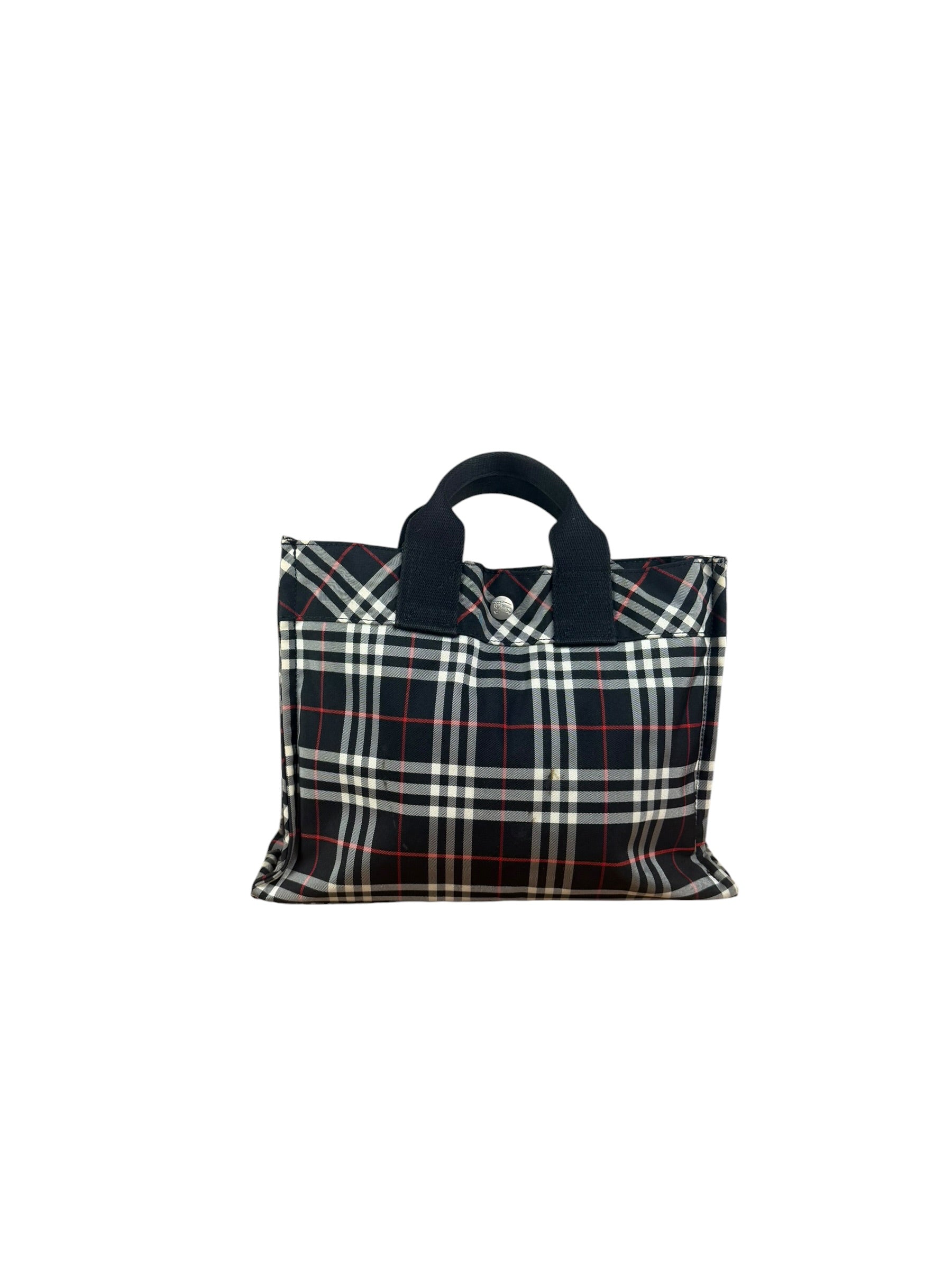 Burberry Blue Label Multicolor House Check Tote Bag