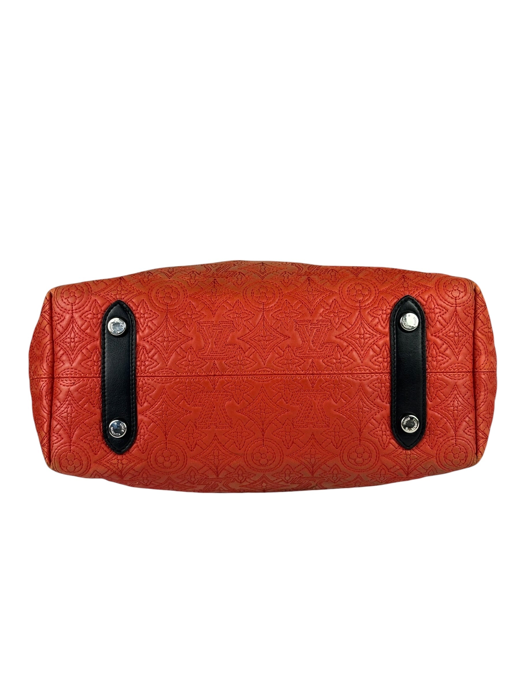 Louis Vuitton Red Antheia Hobo PM