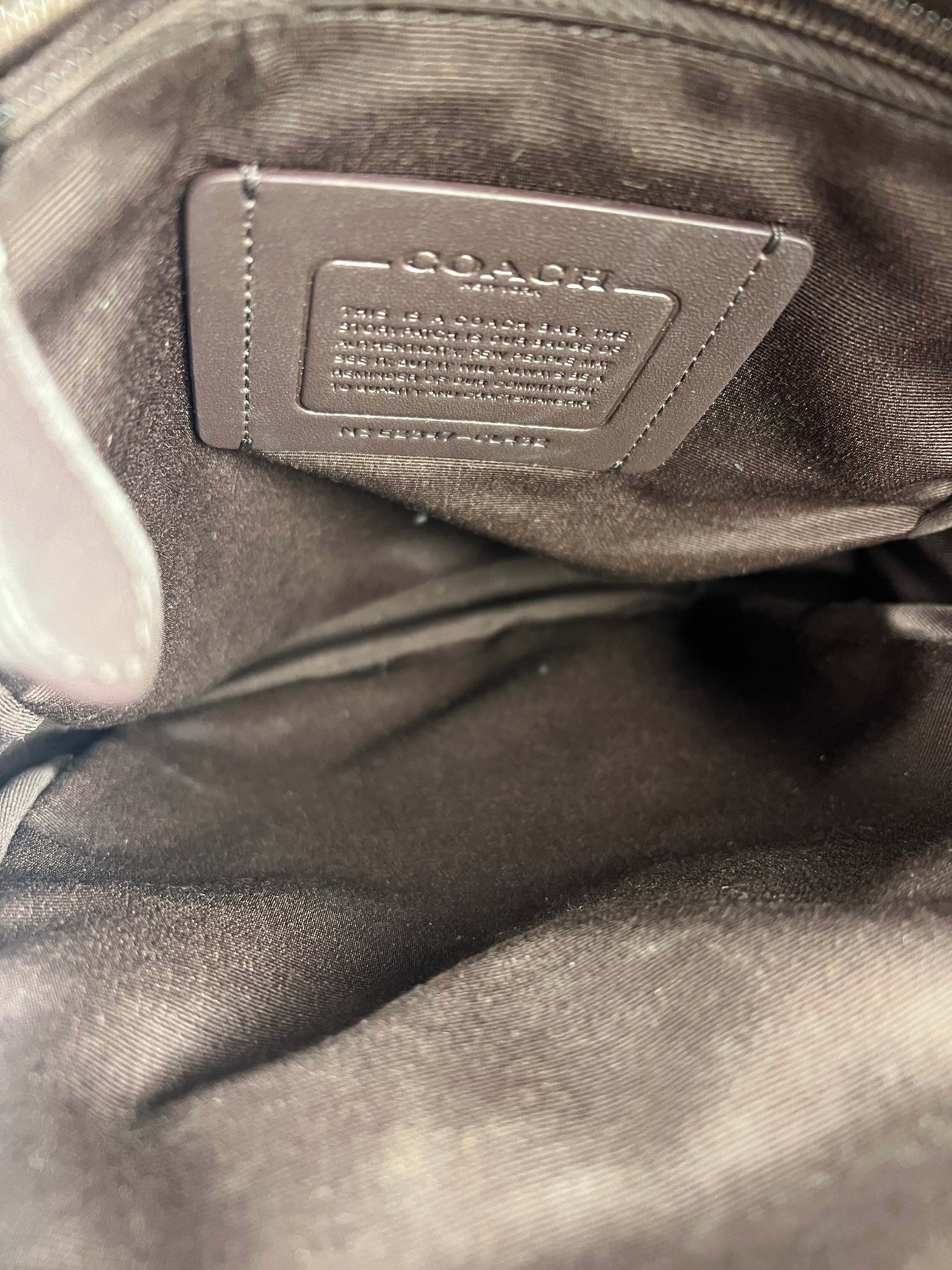Coach Track Pack Crossbody Purple