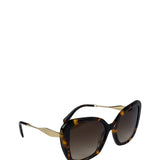 Prada Tortoise Shell SPY 03Y Oversized Butterfly Sunglasses