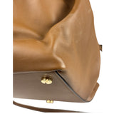 Valentino Garavani Brown Rockstud Shoulder Tote