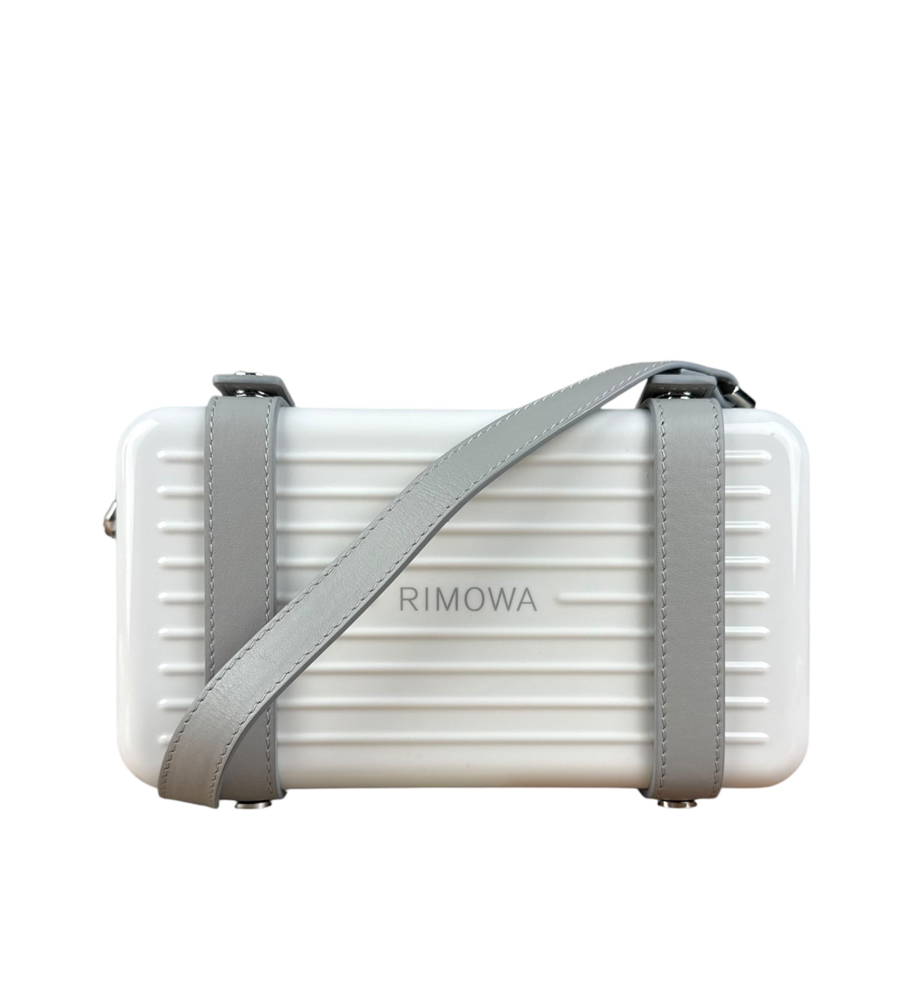 Rimowa Personal Polycarbonate Crossbody Clutch White
