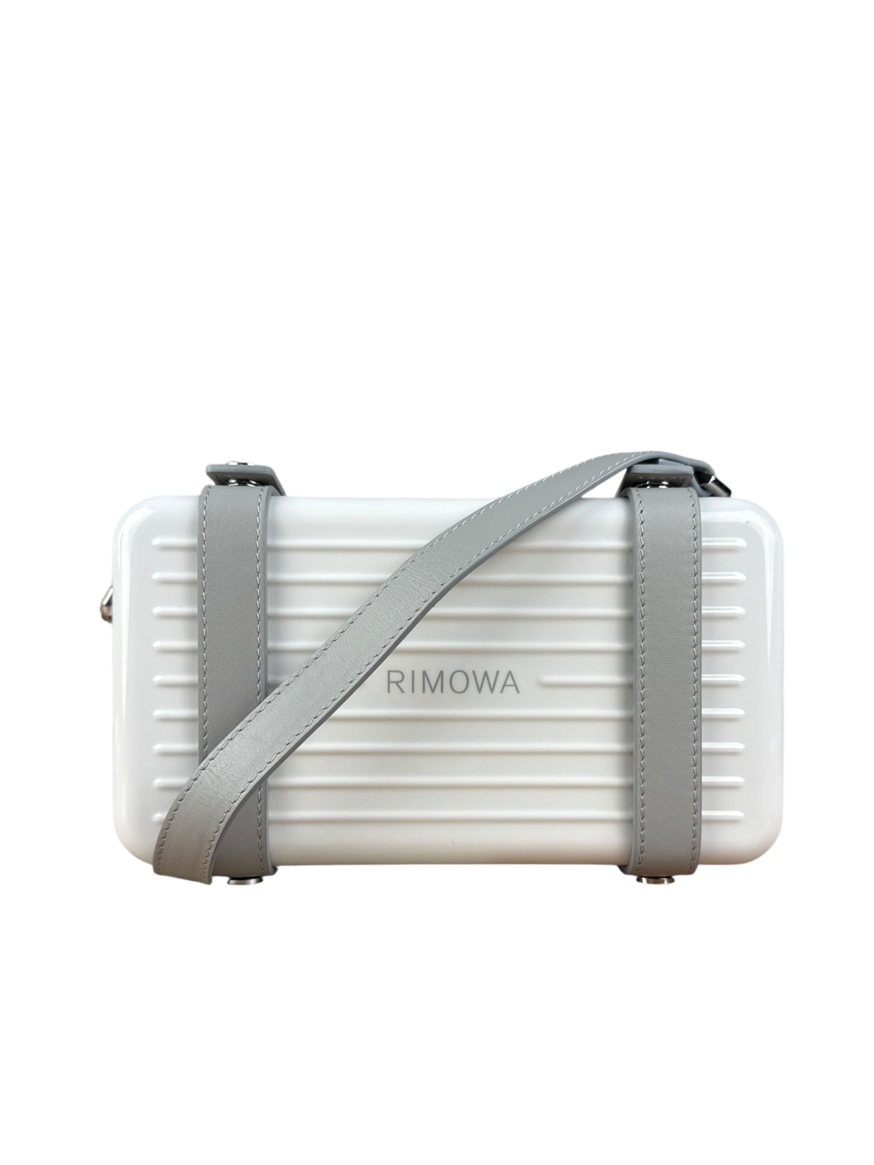 Rimowa Personal Polycarbonate Crossbody Clutch White