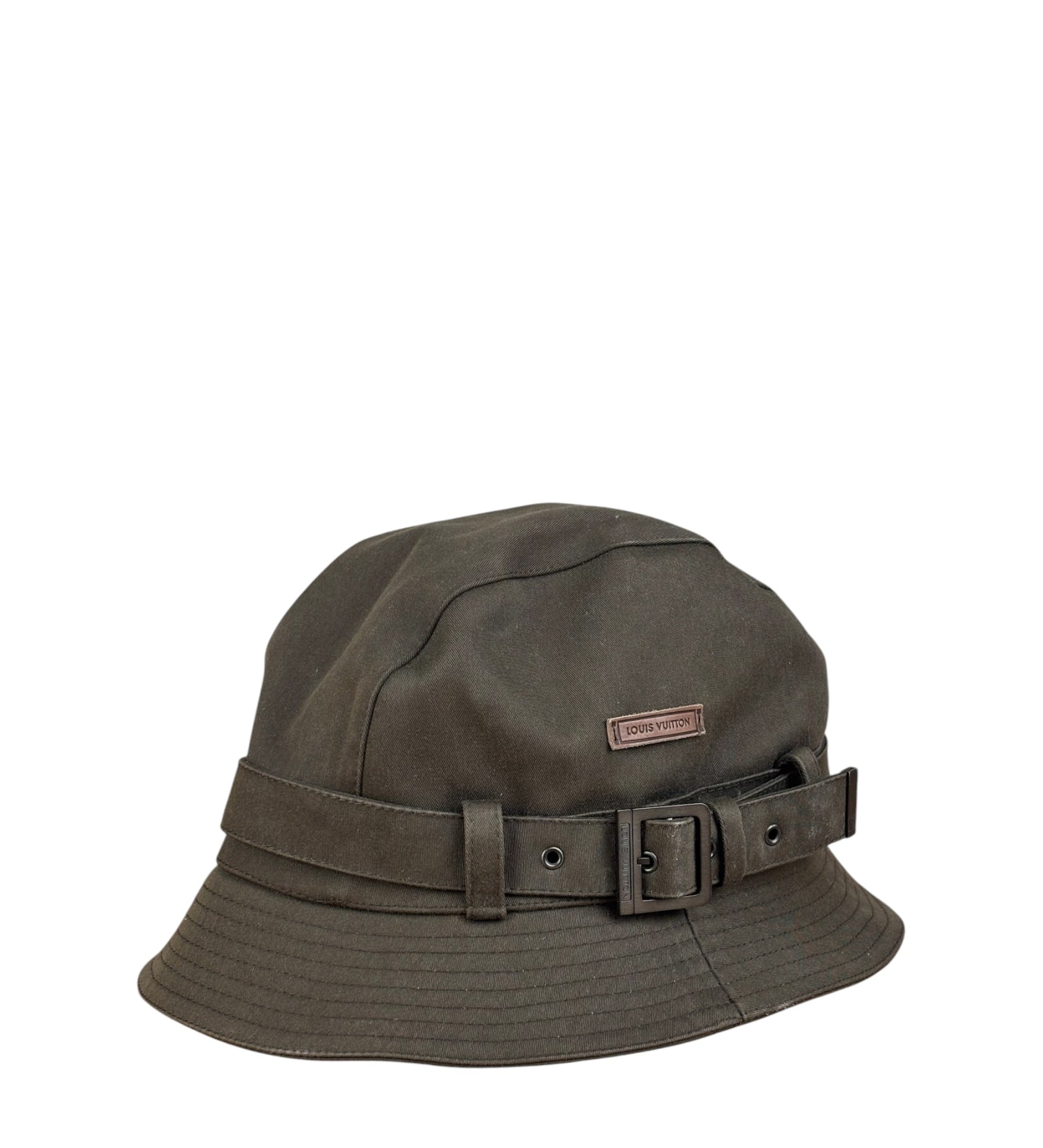 Louis Vuttion Vintage Brown Belted Bucket Hat