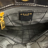 Celine Vintage Patent Logo Shoulder Bag