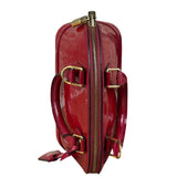 Louis Vuitton Red Monogram Vernis Alma bb
