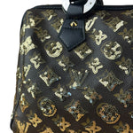 Louis Vuitton Gold Sequins Monogram Speedy Eclipse 30