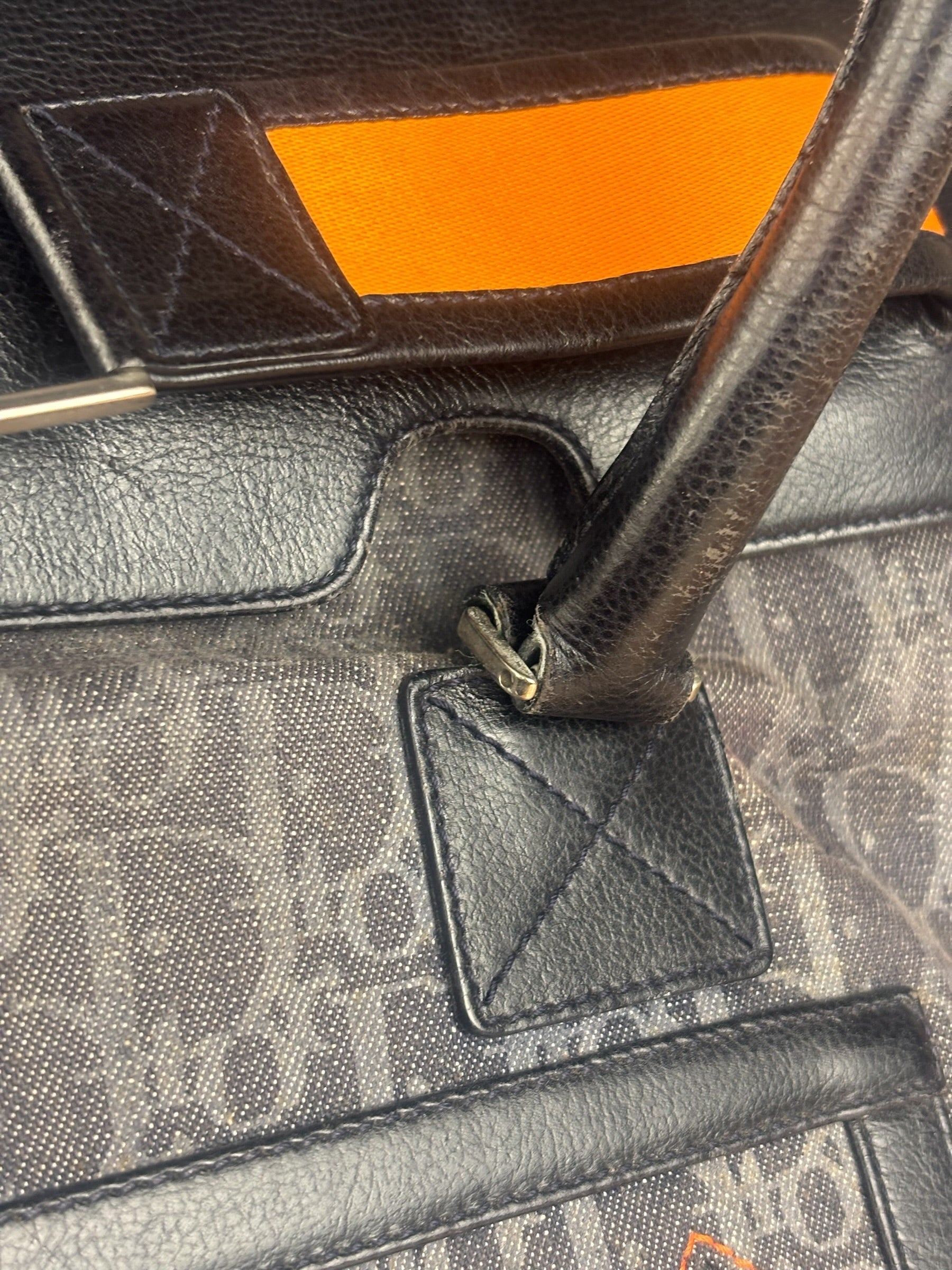 Christan Dior Vintage Diorissimo Flight Trotter Tote