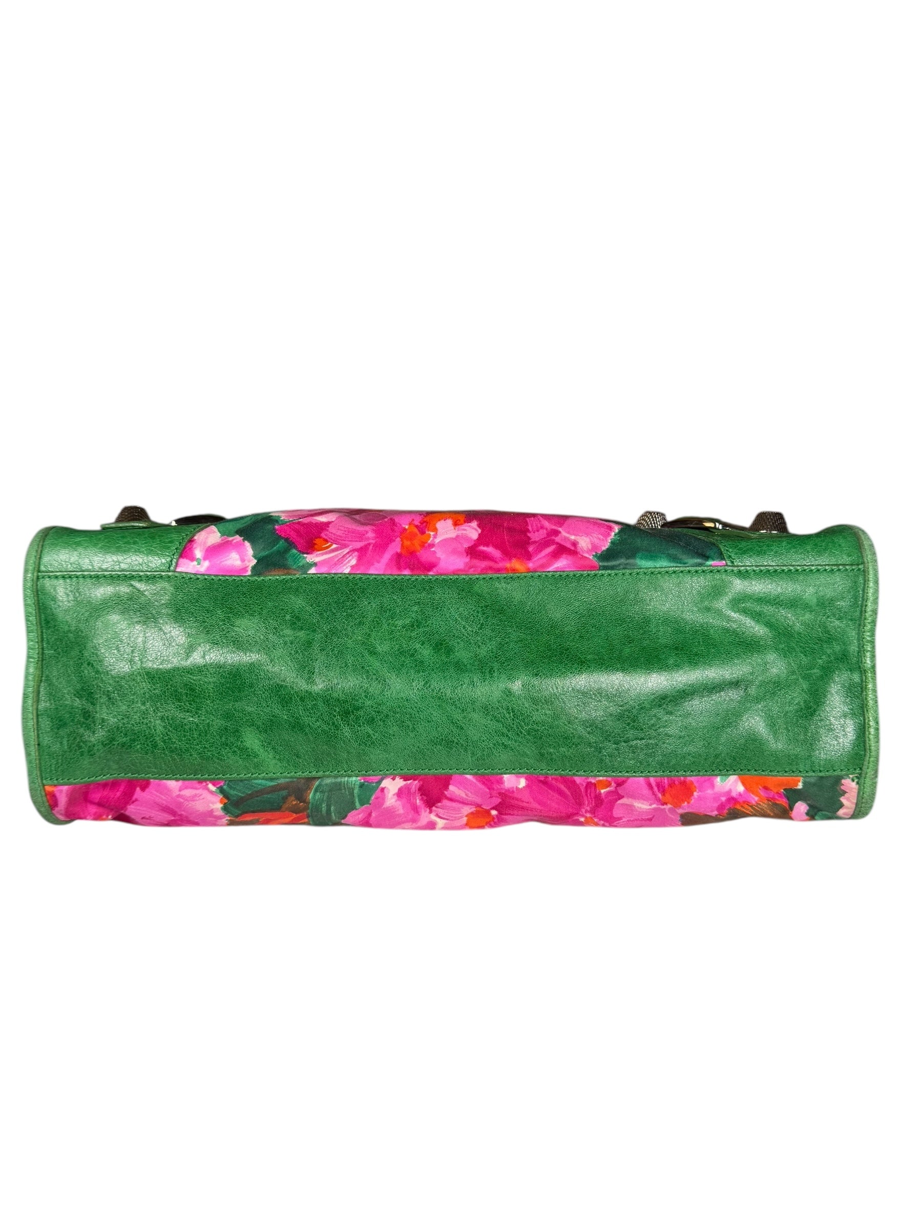 Balenicaga Floral Print Le City Bag