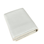 Balenciaga White Leather Papier Compact Wallet
