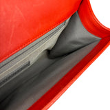 Chanel Quilted Stitch Red Leather Boy Bag 2014