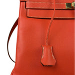 Hermes Coral-Red Epson Casaque Togo Kelly 32