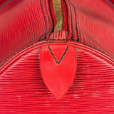 Louis Vuitton Red Epi Keepall 45