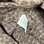 Prada Muted Cheetah Print Button Down Top