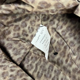 Prada Muted Cheetah Print Button Down Top