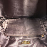 Loewe Vintage Brown Python Embossed Tote