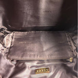 Loewe Vintage Brown Python Embossed Tote