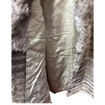 Gifu Mouhi Grey Rabbi Fur Coat