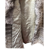 Gifu Mouhi Grey Rabbi Fur Coat