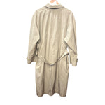 Burberry Vintage Green Nylon Trench Coat