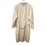 Burberry Vintage Green Nylon Trench Coat