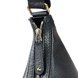 Gucci Black Leather Heritage Horsebit Hobo Bag