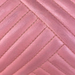 Chanel Pink Chevron Lambskin Flap Bag 2015