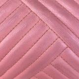 Chanel Pink Chevron Lambskin Flap Bag 2015