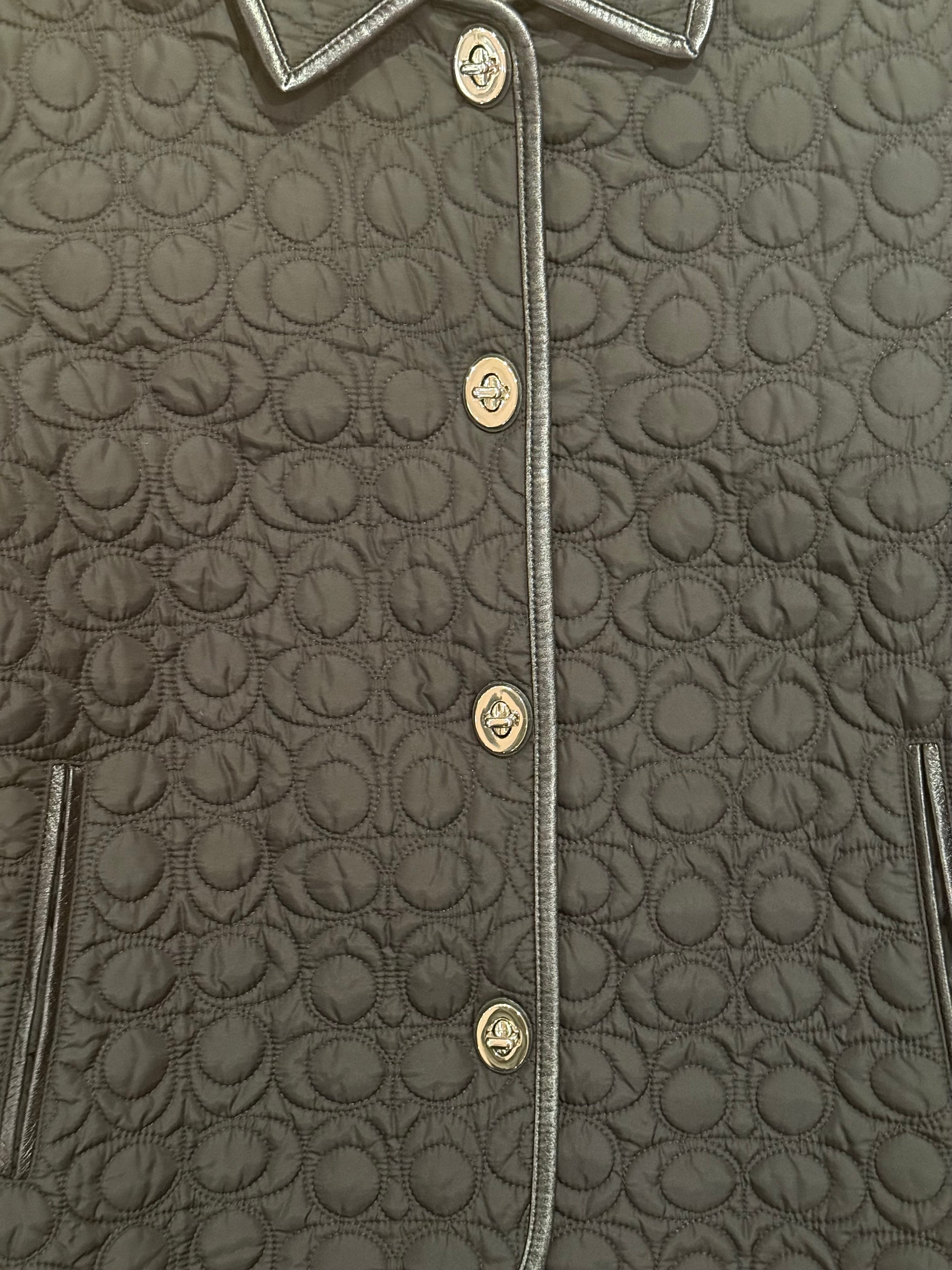 Coach Black Quilted Jacket
