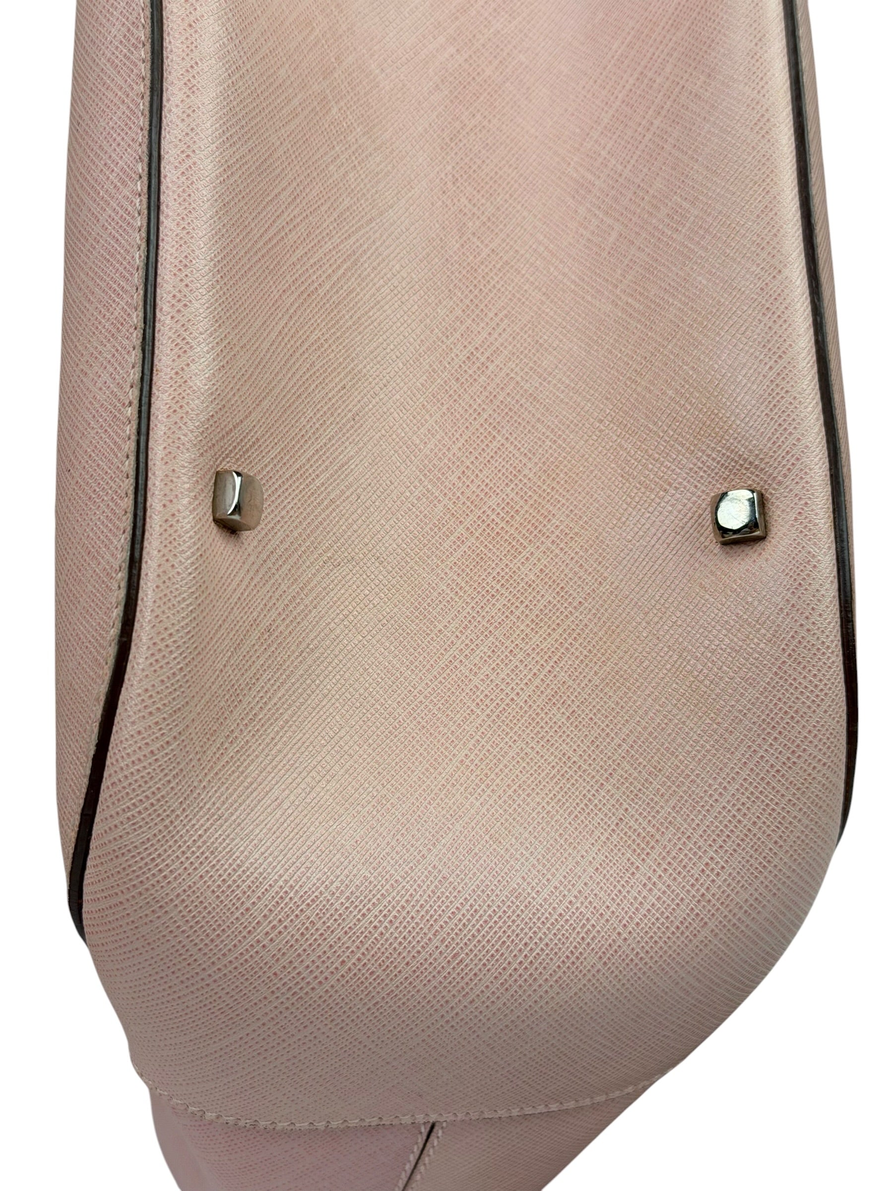 Salvatore Ferragamo Pink Saffiano Leather Shoulder Bag