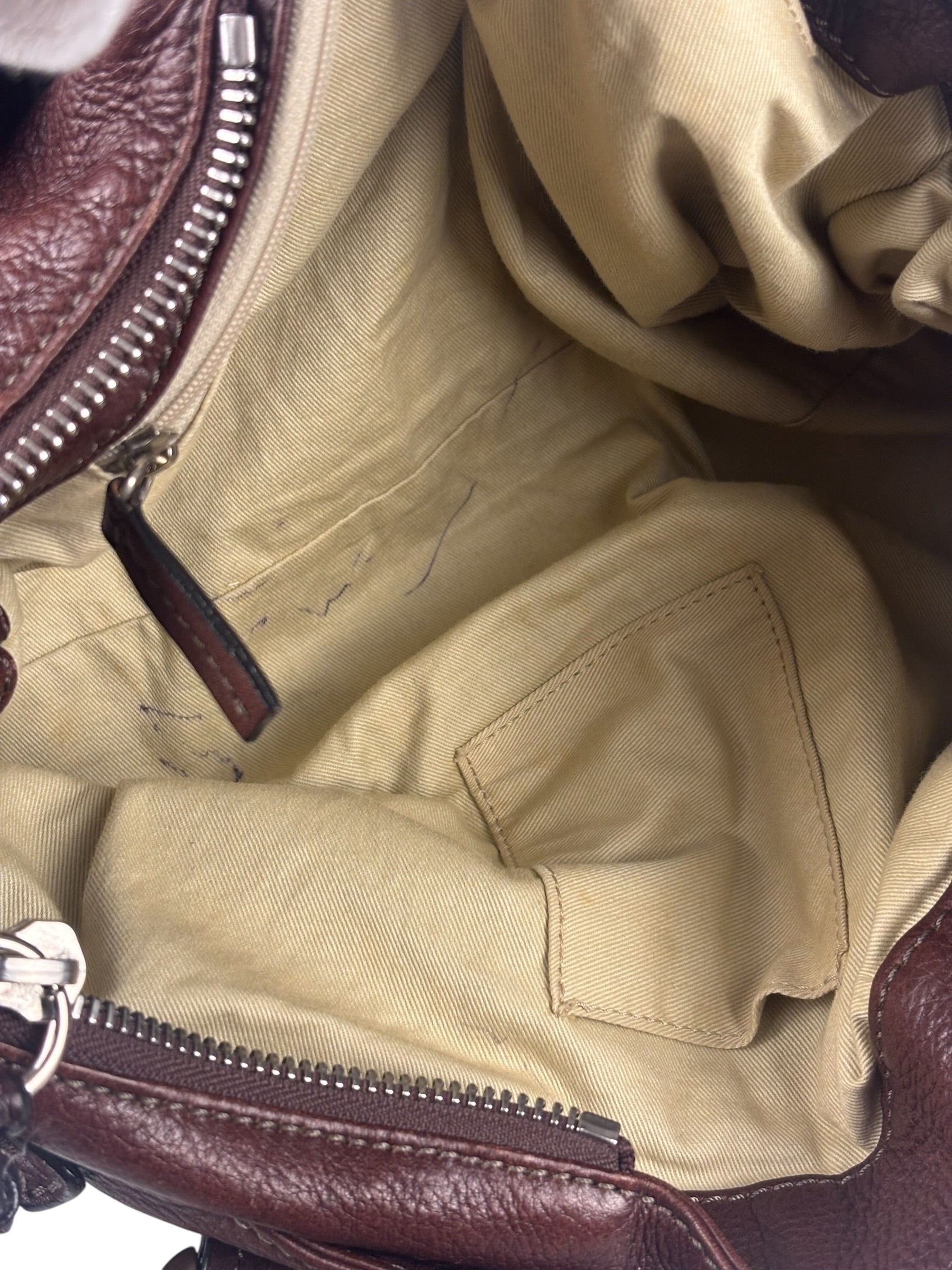 Chloe Paddington Brown Leather Handbag