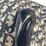 Christian Dior Vintage Navy Blue Trotter Boston Bag