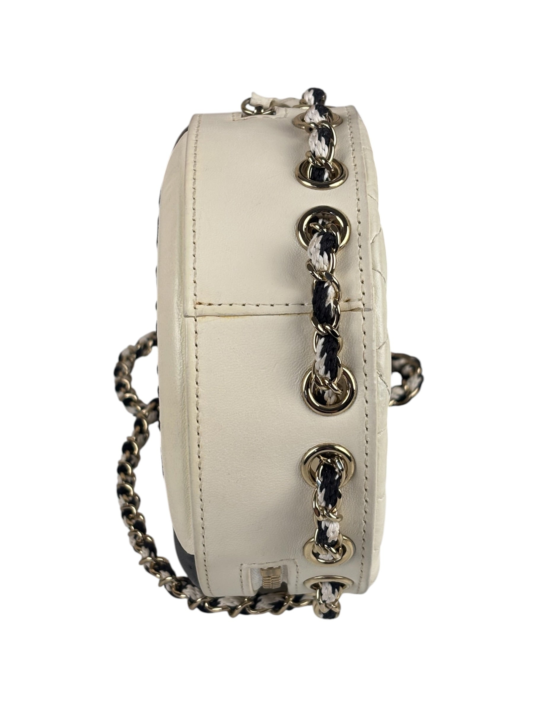 Chanel Limited Edition Lifesaver Round Crossbody Black 2017