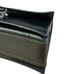 Balenciaga Crush Sling Shoulder Bag Black Leather